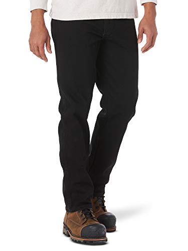 Rustler Men's Classic Regular Fit Jean,Coal Black,38W x 32L
