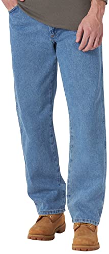 Rustler Men's Classic Regular Fit Jean,Stonewash,34W x 32L