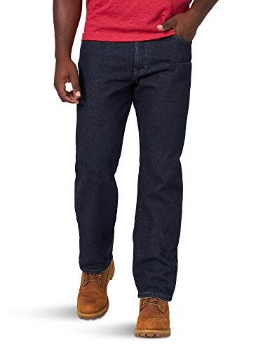 Rustler mens Classic Relaxed Fit Jeans, Soft Rinse, 34W x 32L US